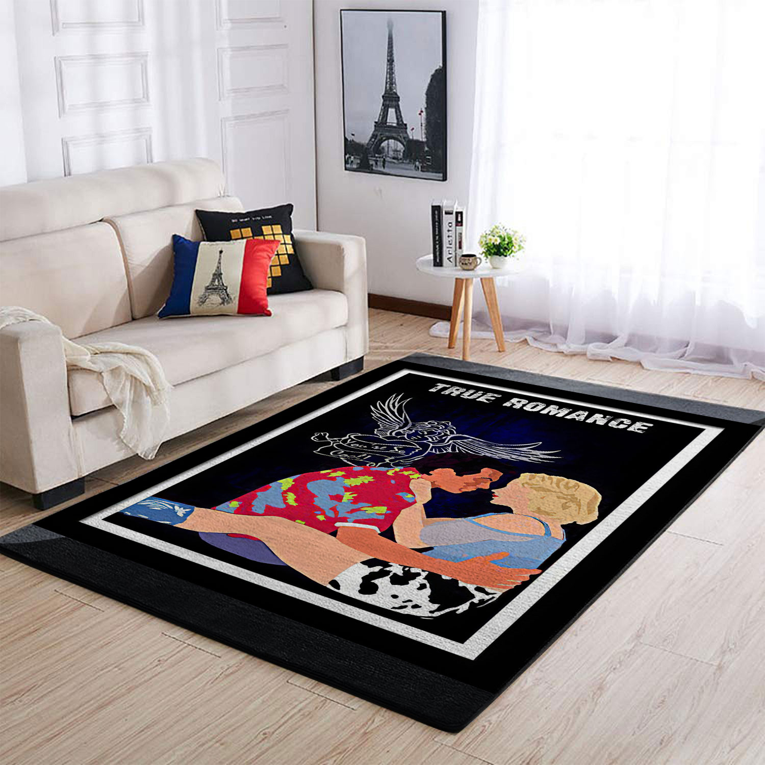 True Romance Christian Slater Patricia Arquette Rectangle Rug