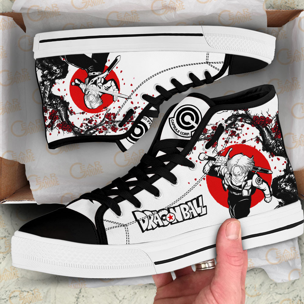 Trunks High Top Shoes Custom Dragon Ball Anime Sneakers Japan Style