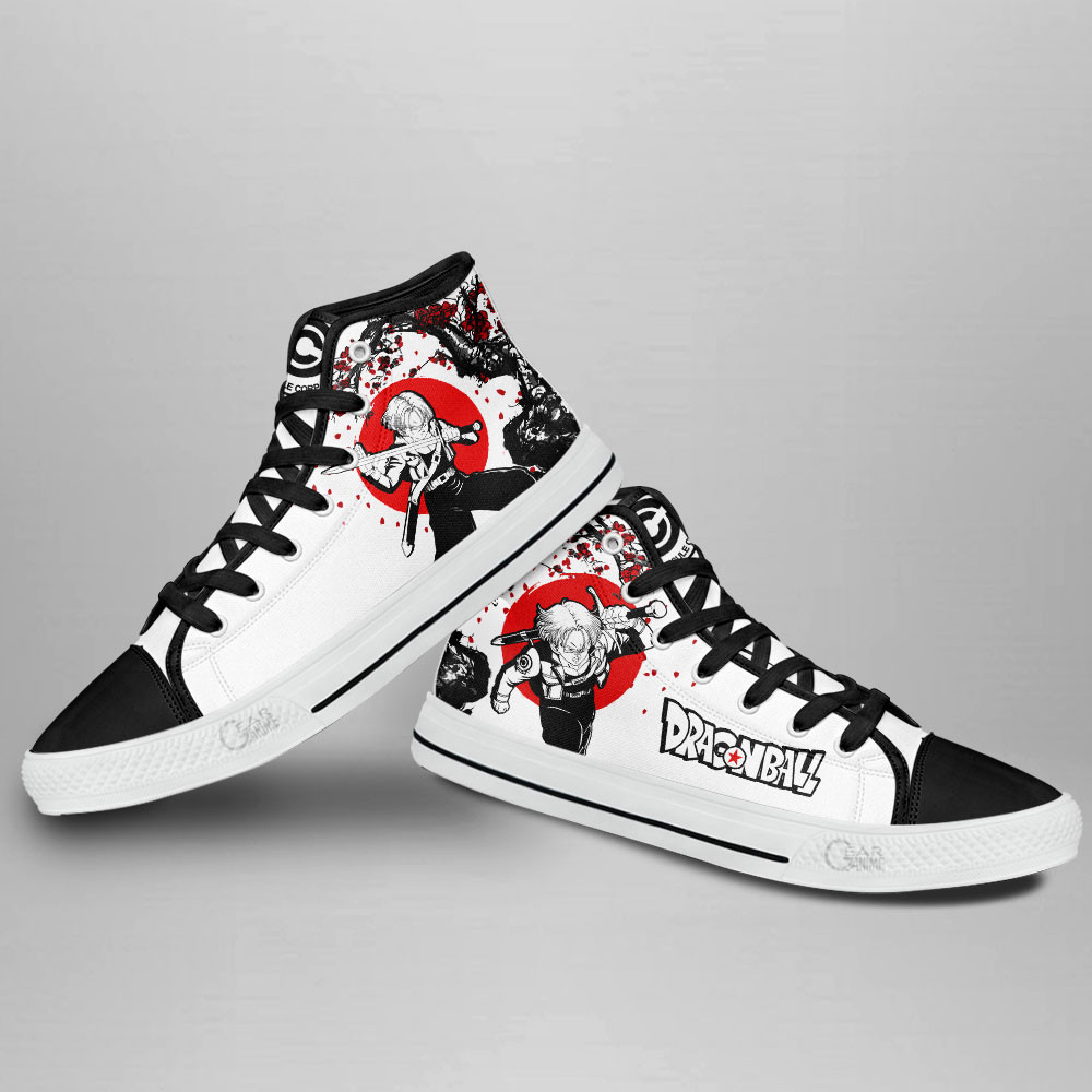 Trunks High Top Shoes Custom Dragon Ball Anime Sneakers Japan Style
