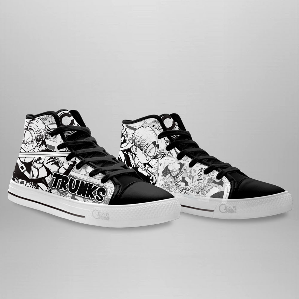 Trunks High Top Shoes Dragon Ball Custom Manga Sneakers