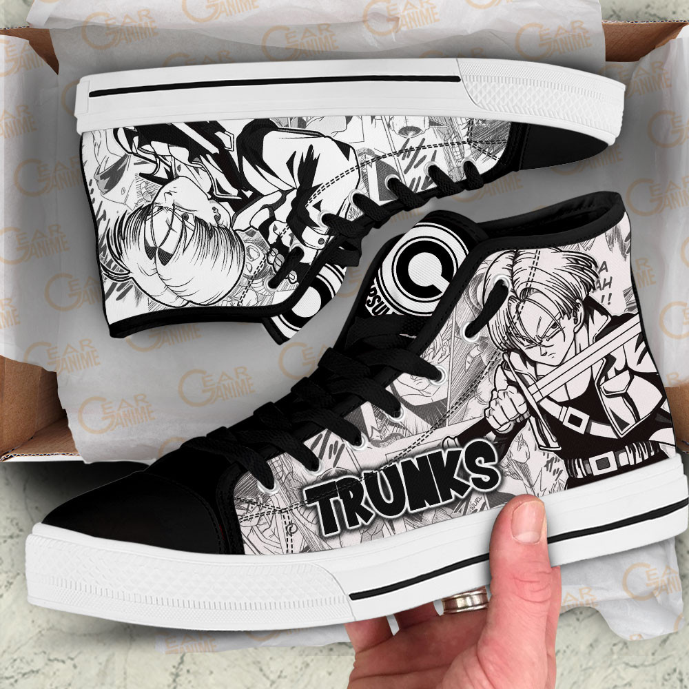 Trunks High Top Shoes Dragon Ball Custom Manga Sneakers