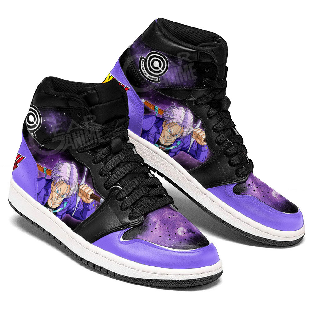 Trunks JD1s Sneakers Dragon Ball Anime Shoes Mix Galaxy, Air Jordan Hightop