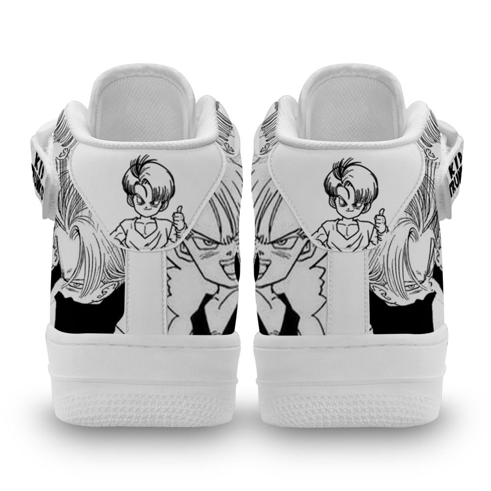 Trunks Kid Sneakers Air Mid Custom Dragon Ball Anime Shoes Mix Manga
