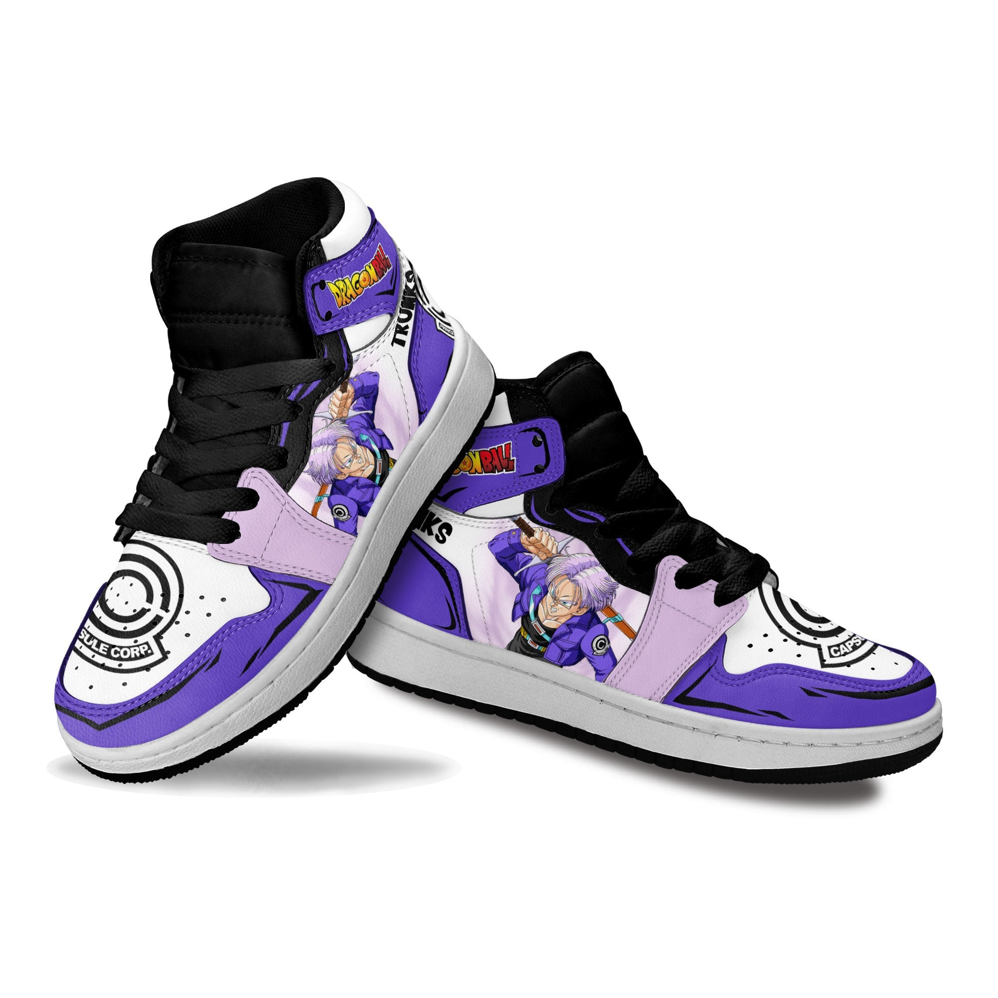 Trunks Kids Sneakers Custom Anime Dragon Ball Shoes For Kids