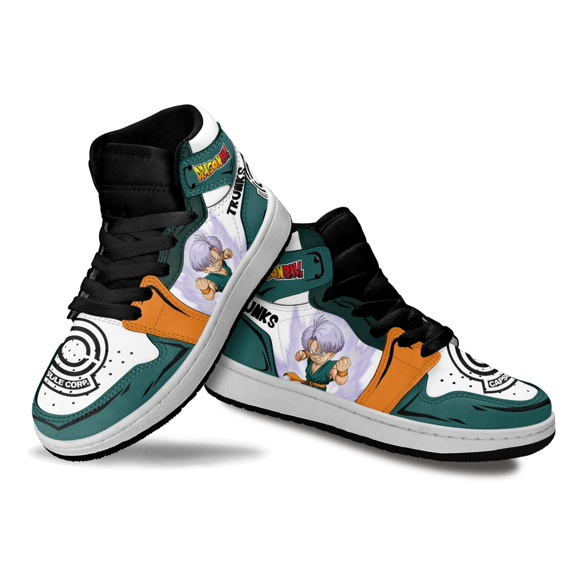Trunks Kids Sneakers Custom Anime Dragon Ball Shoes For Kids Great Gift Idea