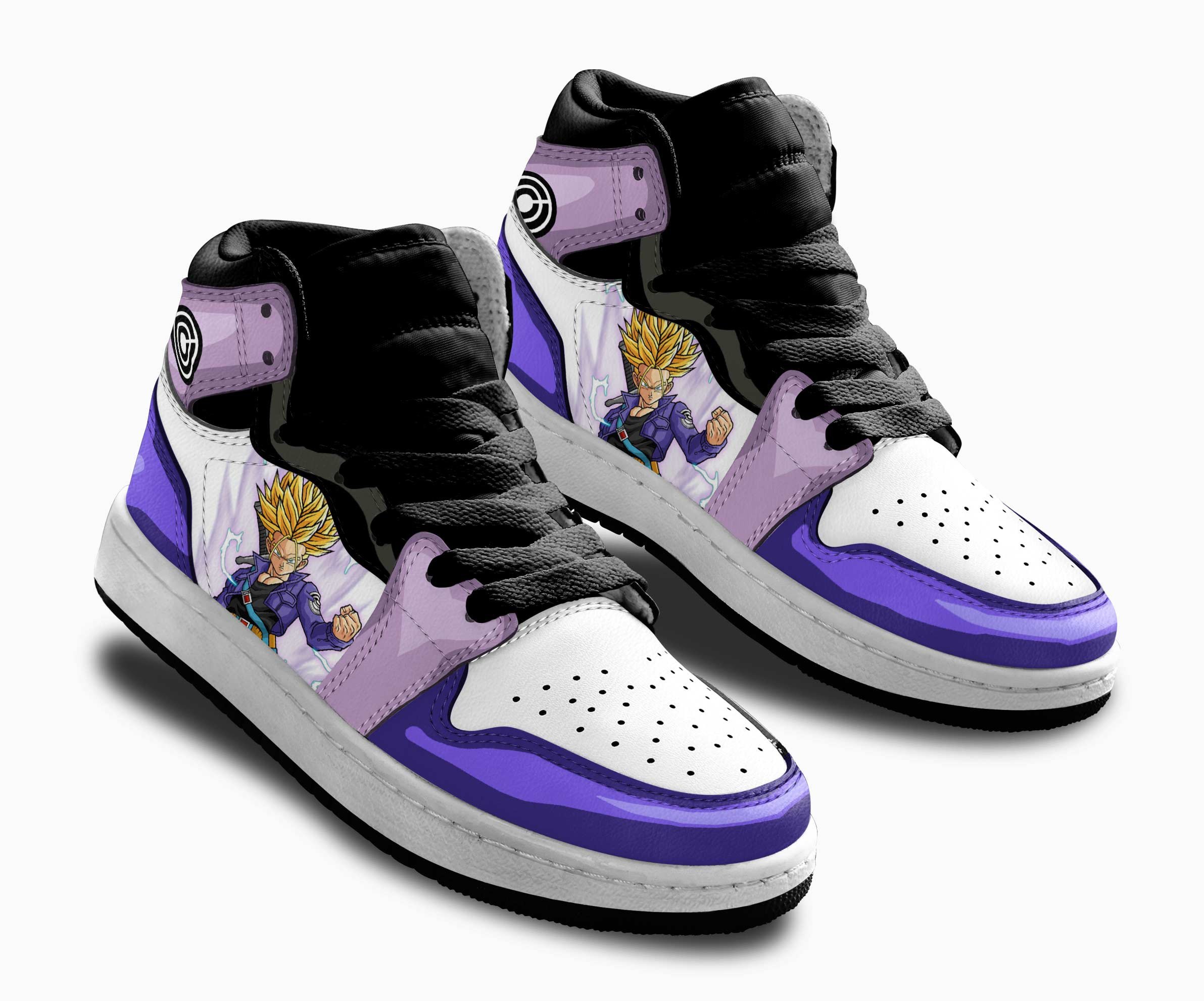 Trunks Kids Sneakers Custom Dragon Ball Anime Shoes For Kids