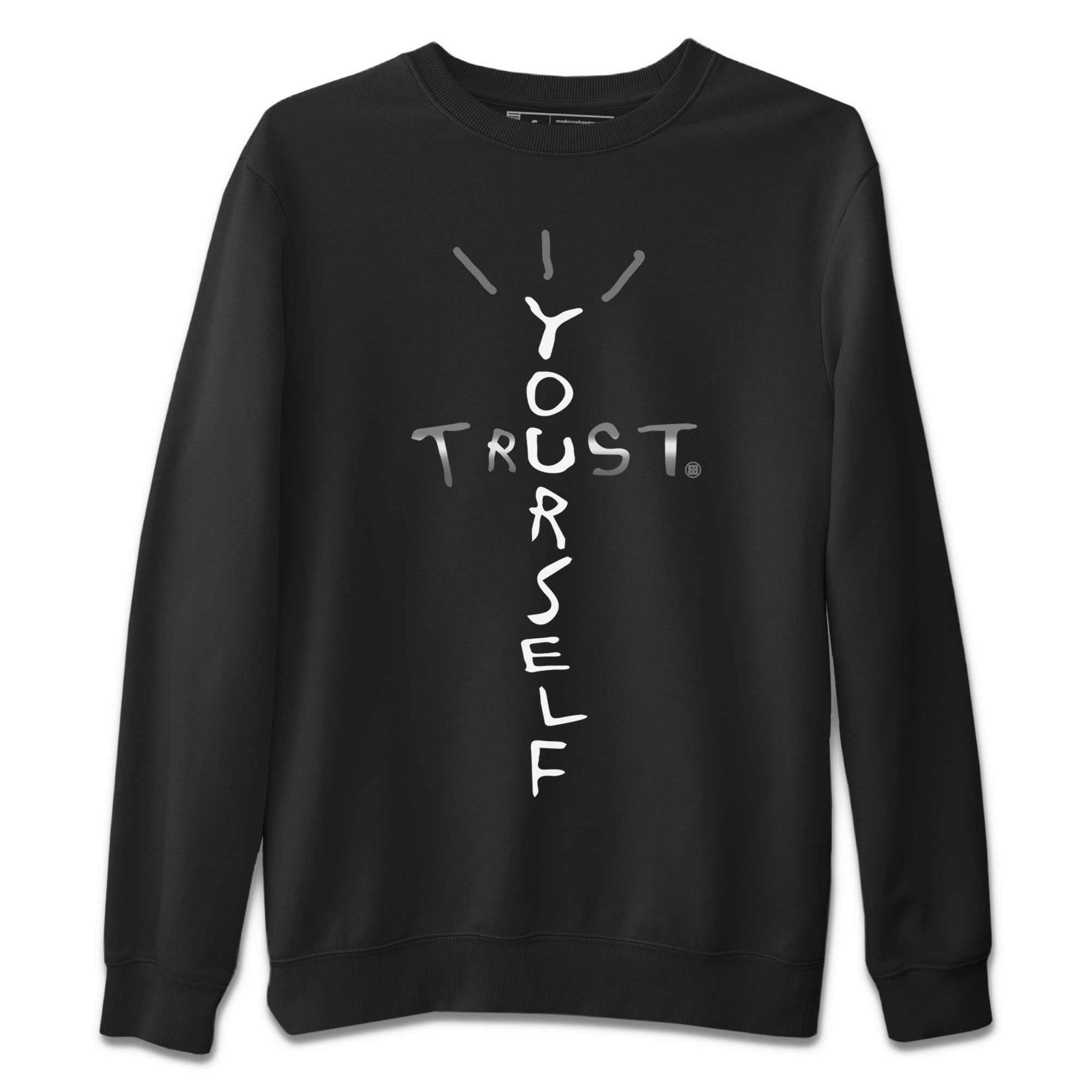 Trust Yourself Unisex Sweater – Air Jordan 12 Stealth, Sneakers Matching Sweater