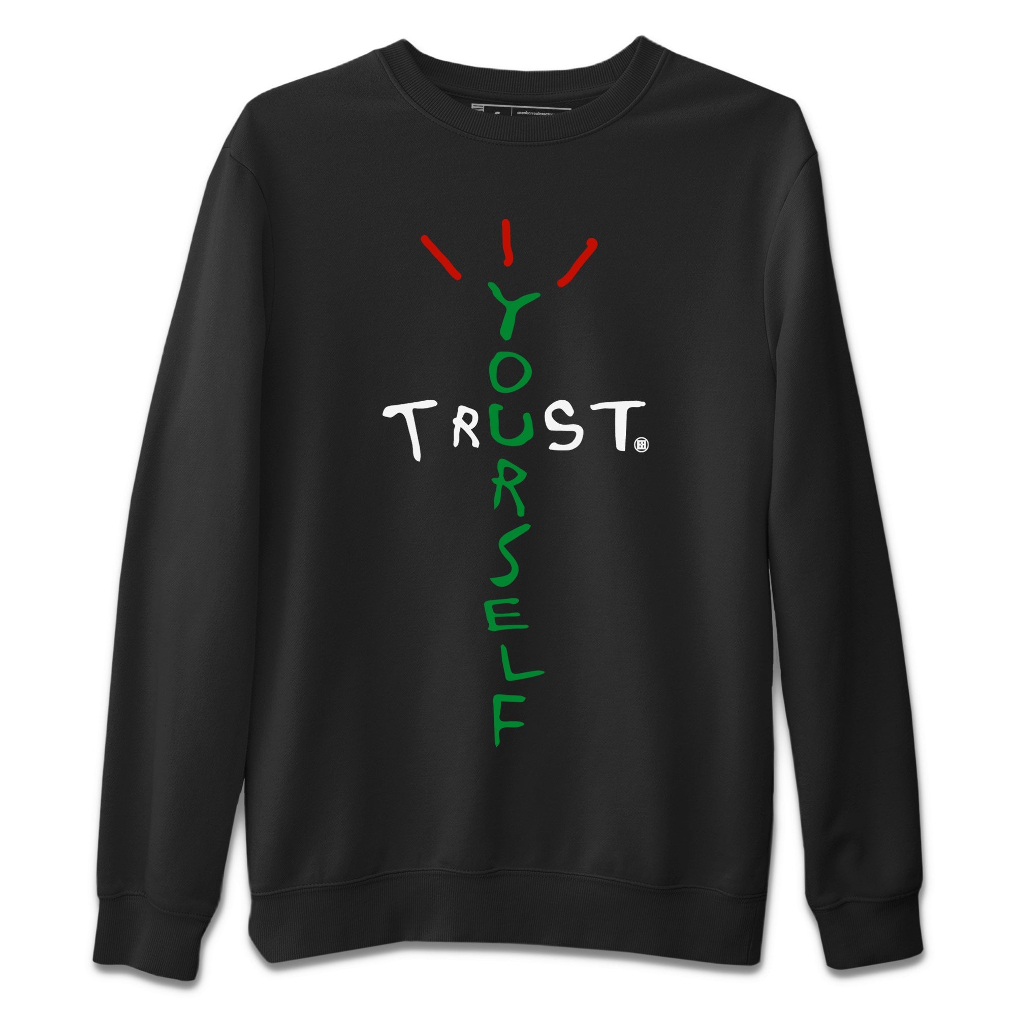 Trust Yourself Unisex Sweater – Air Jordan 3 Lucky Green, Sneakers Matching Sweater