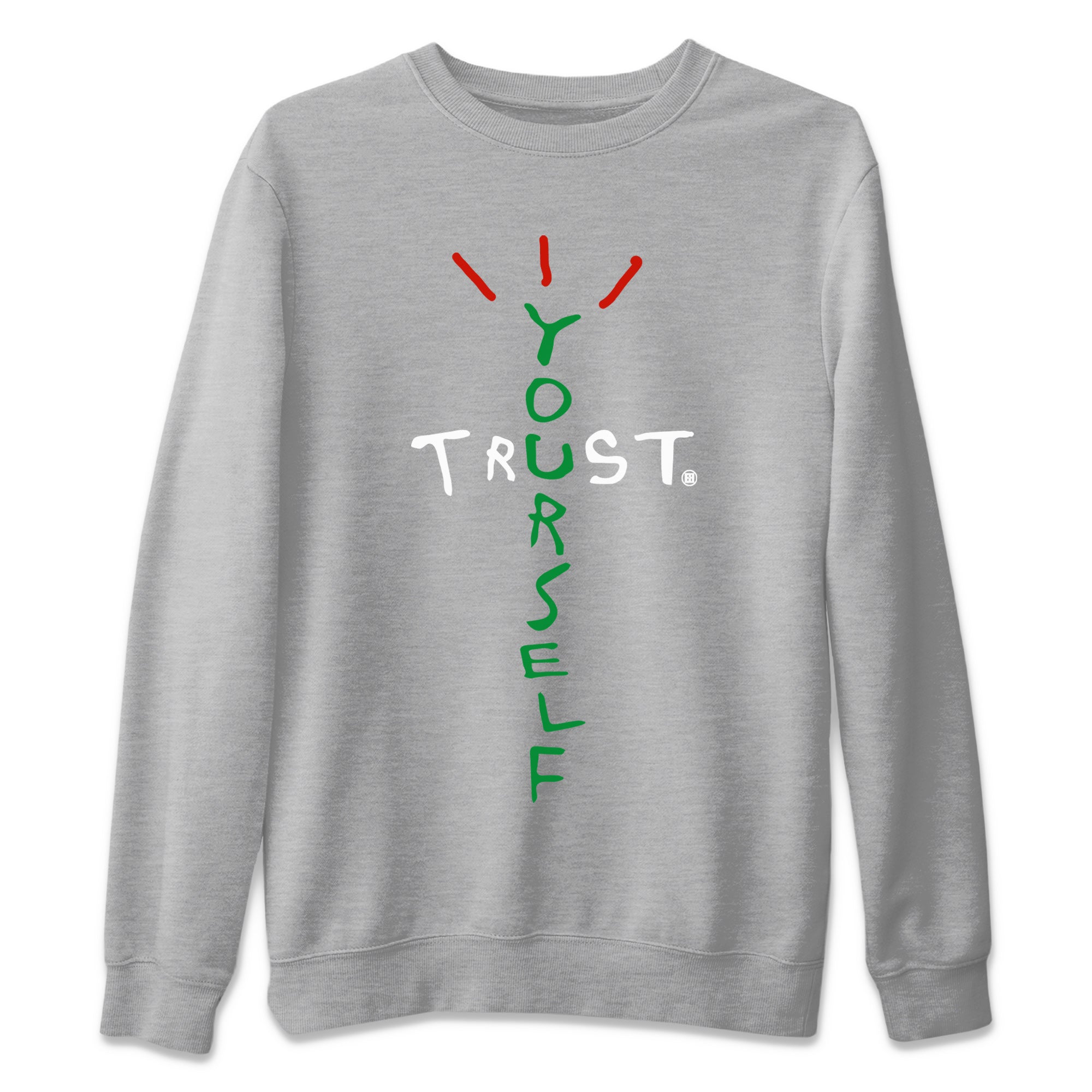 Trust Yourself Unisex Sweater – Air Jordan 3 Lucky Green, Sneakers Matching Sweater