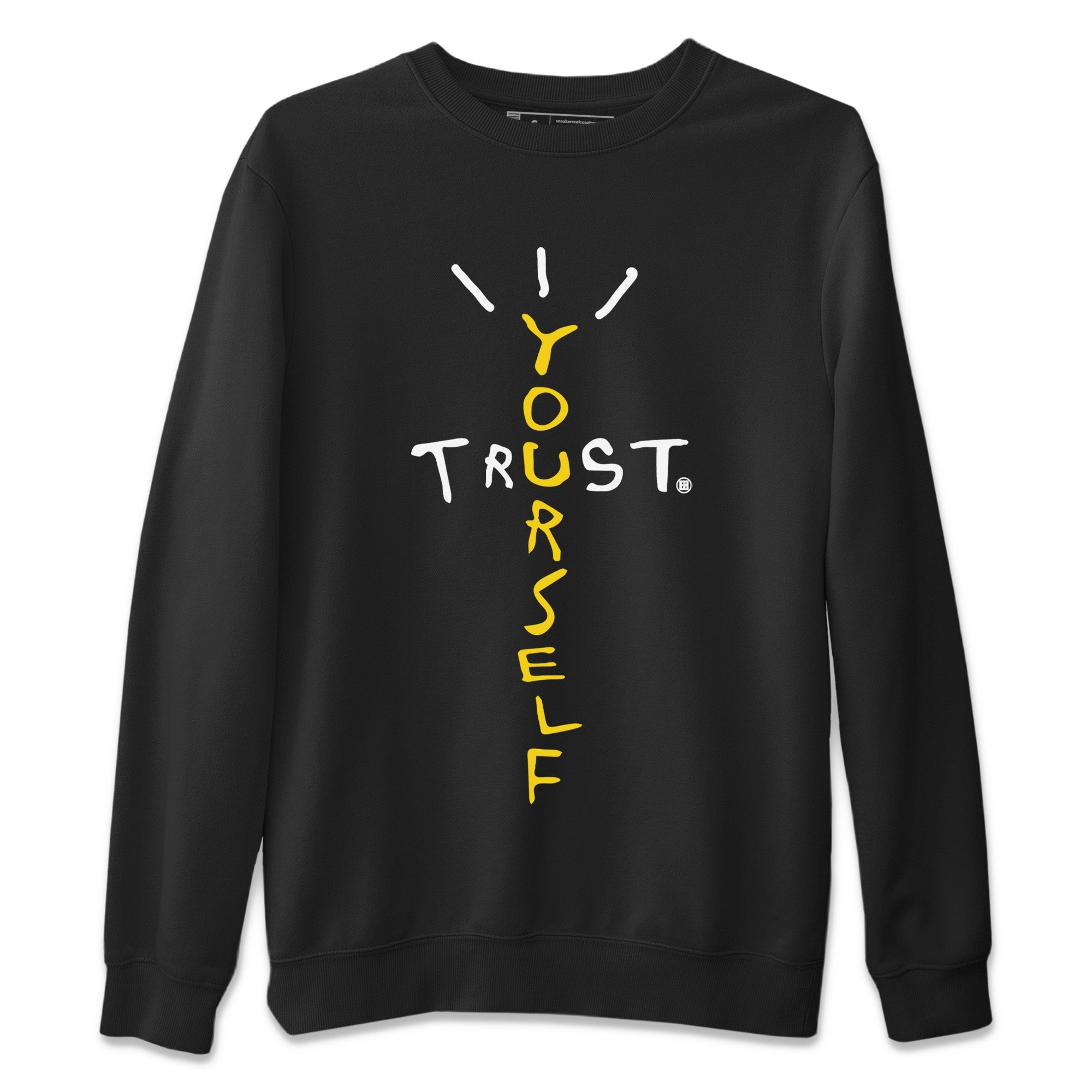 Trust Yourself Unisex Sweater – Air Jordan 4 Thunder, Sneakers Matching Sweater