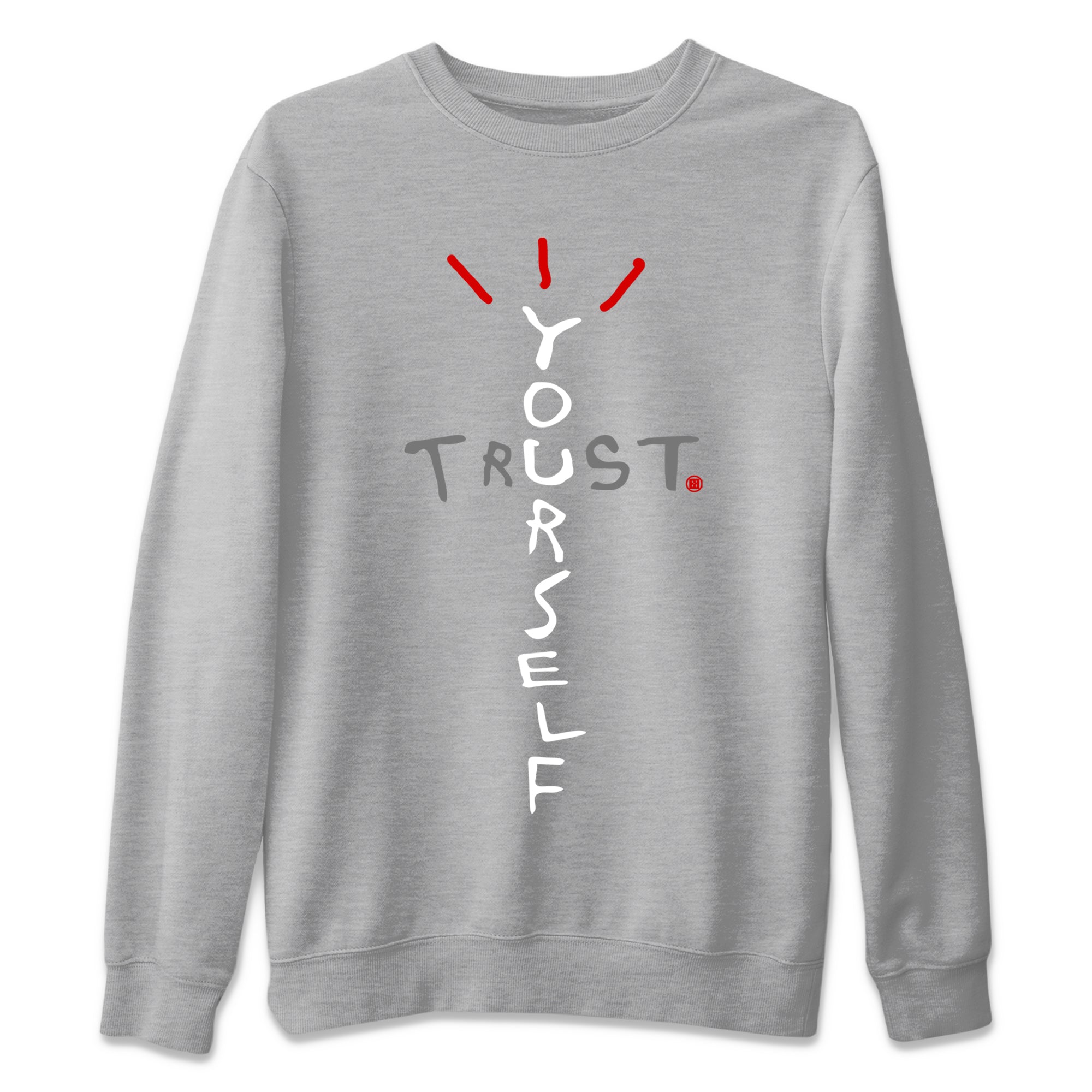Trust Yourself Unisex Sweater – Air Jordan 9 Fire Red, Sneakers Matching Sweater