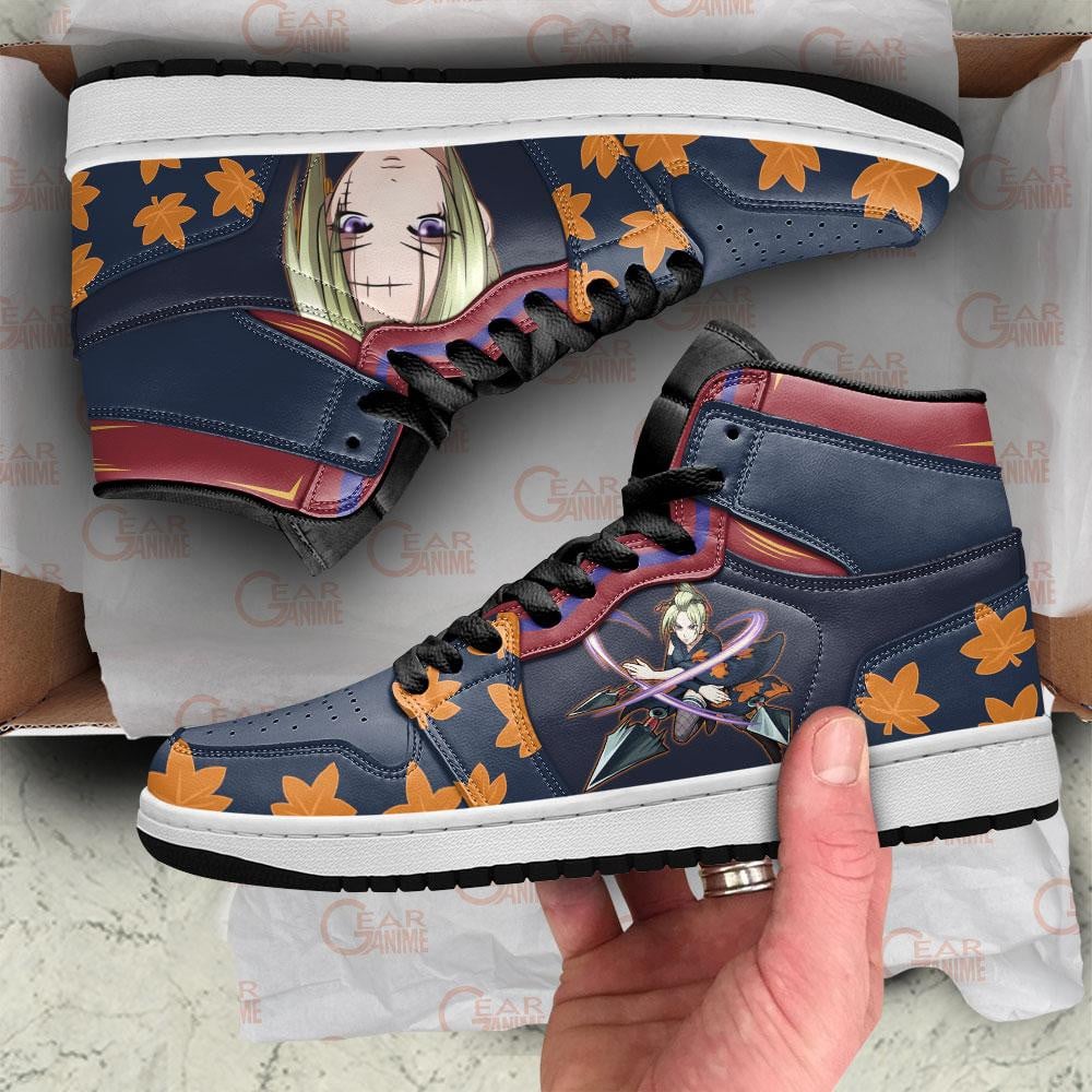 Tsukuyo JD1s Sneakers Gintama Anime Shoes, Air Jordan Hightop