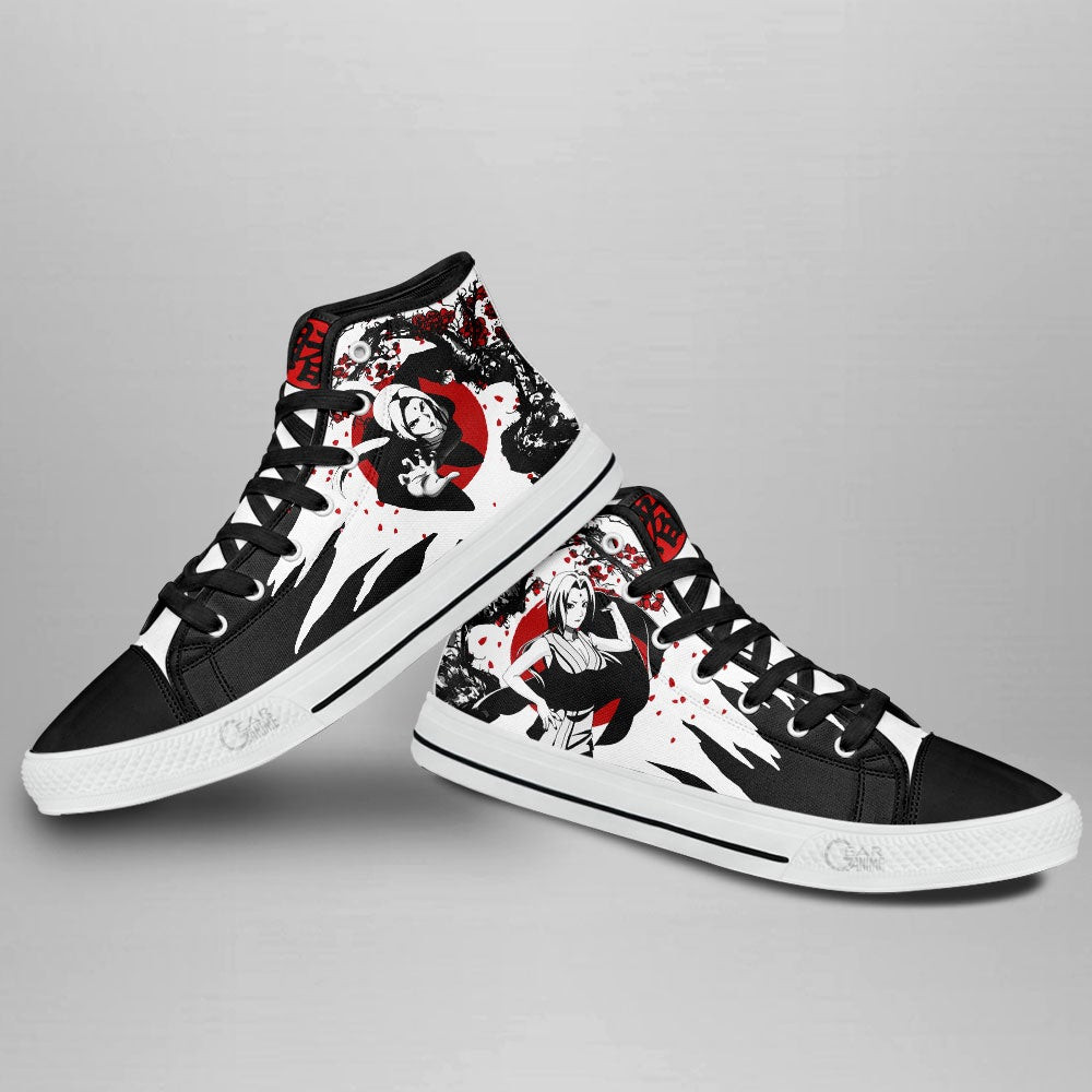 Tsunade High Top Shoes Custom NRT Anime Sneakers Japan Style