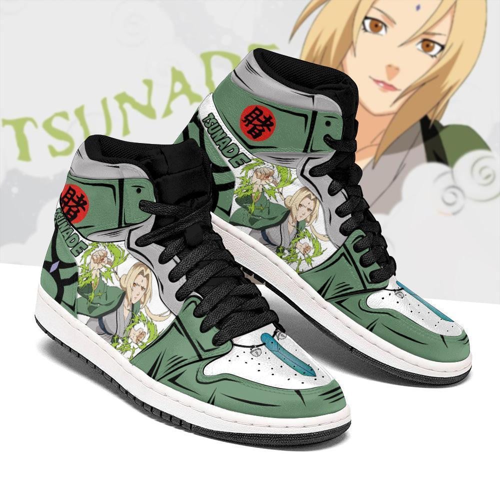 Tsunade Shoes Skill Costume Boots Anime JD1s Sneakers, Air Jordan Hightop