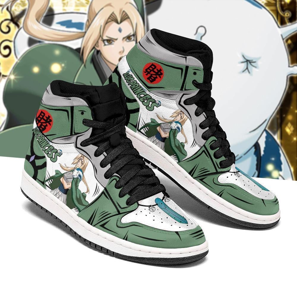 Tsunade Shoes Slug Princess Costume Boots Anime JD1s Sneakers, Air Jordan Hightop
