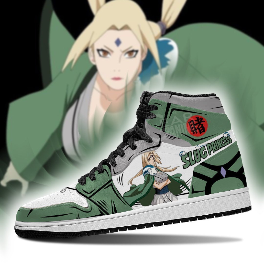 Tsunade Shoes Slug Princess Costume Boots Anime JD1s Sneakers, Air Jordan Hightop