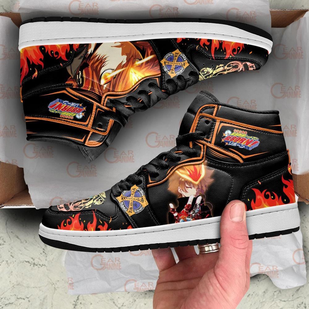 Tsunayoshi Sawada JD1s Sneakers Hitman Reborn Anime Shoes, Air Jordan Hightop