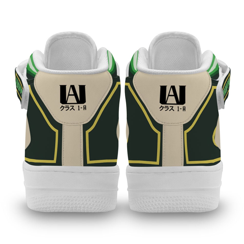 Tsuyu Asui Sneakers Air Mid Custom My Hero Academia Anime Shoes