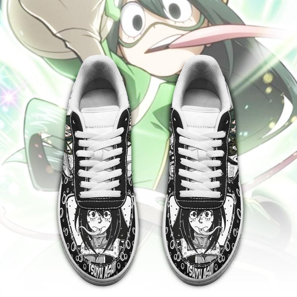 Tsuyu Asui Sneakers Custom My Hero Academia Anime Shoes Fan Gift