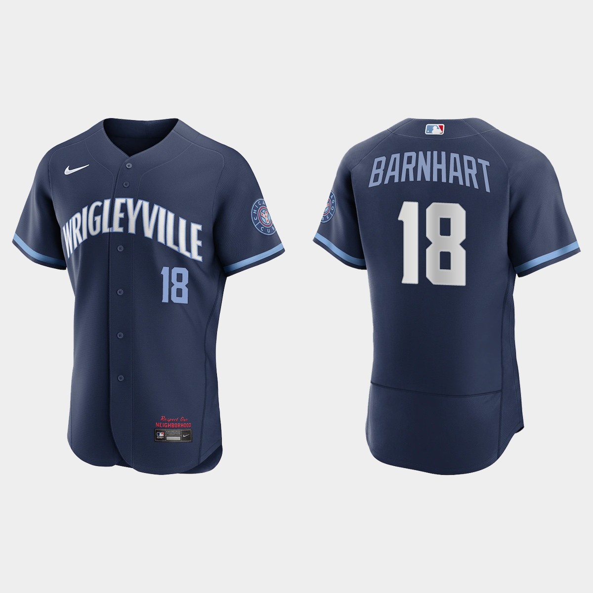 Tucker Barnhart Chicago Cubs City Connect Jersey - Navy