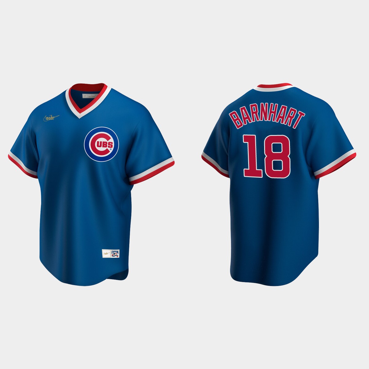 Tucker Barnhart Chicago Cubs Cooperstown Collection Road Jersey - Royal