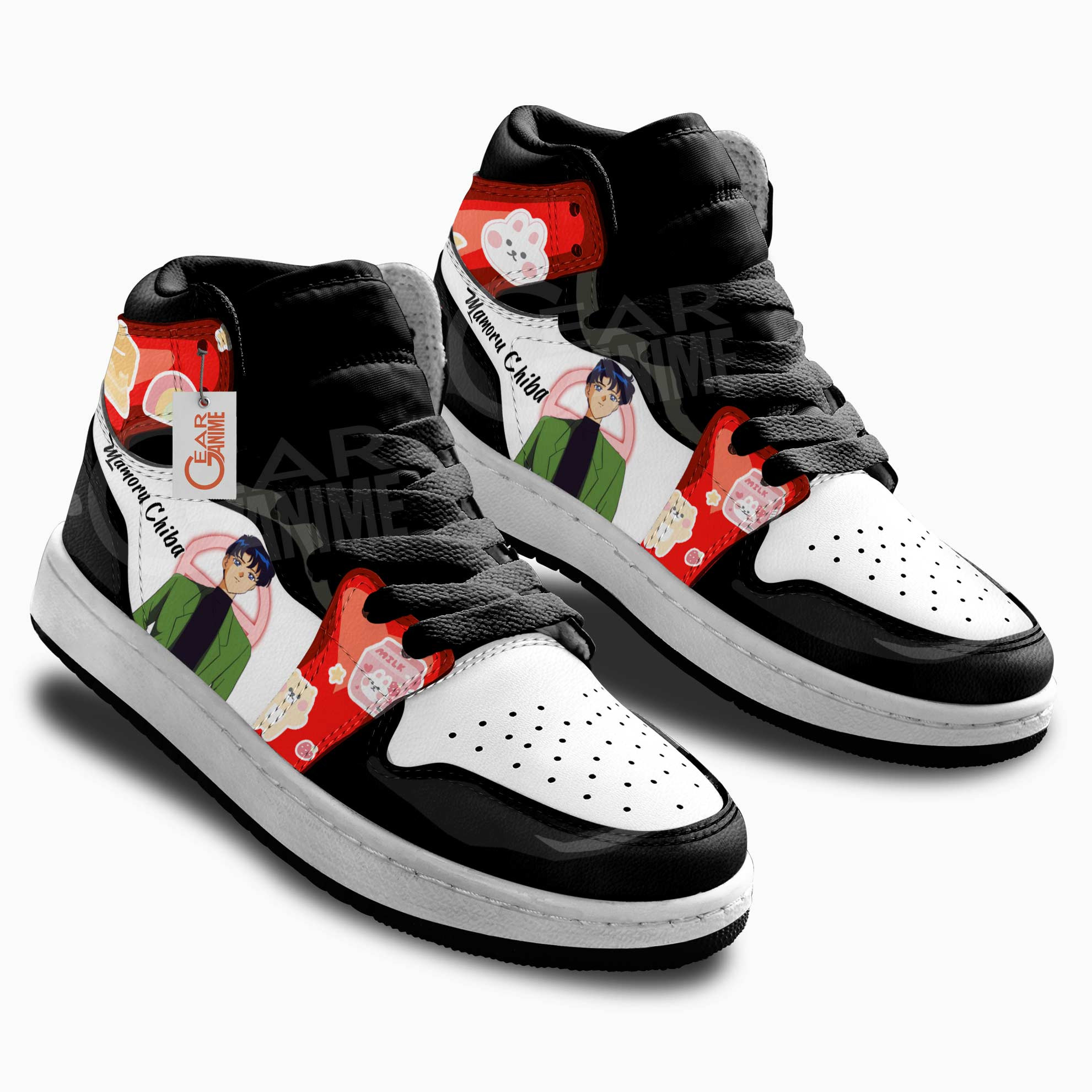 Tuxedo Mask Anime Kids Sneakers Custom Kids Shoes