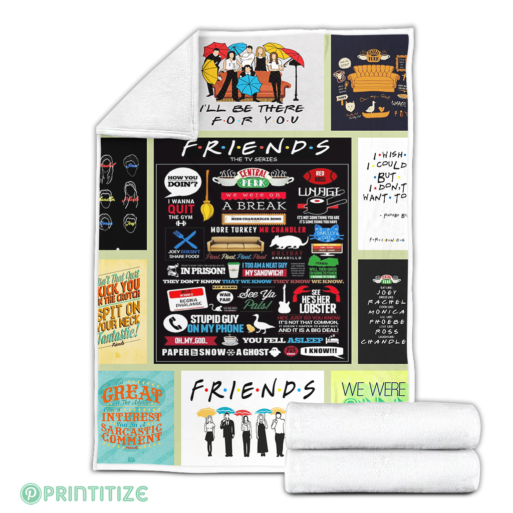 Tv Show Friends Fleece Blanket