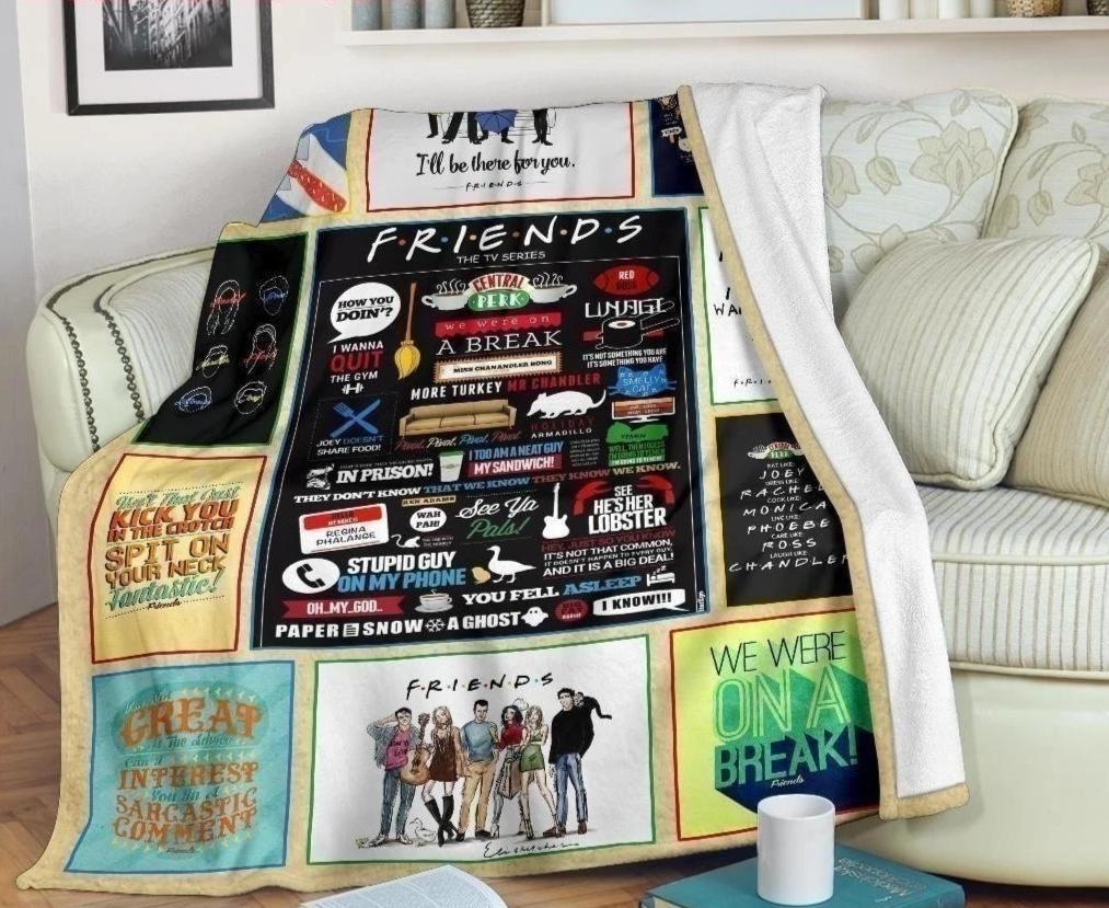 Tv Show Friends Fleece Blanket