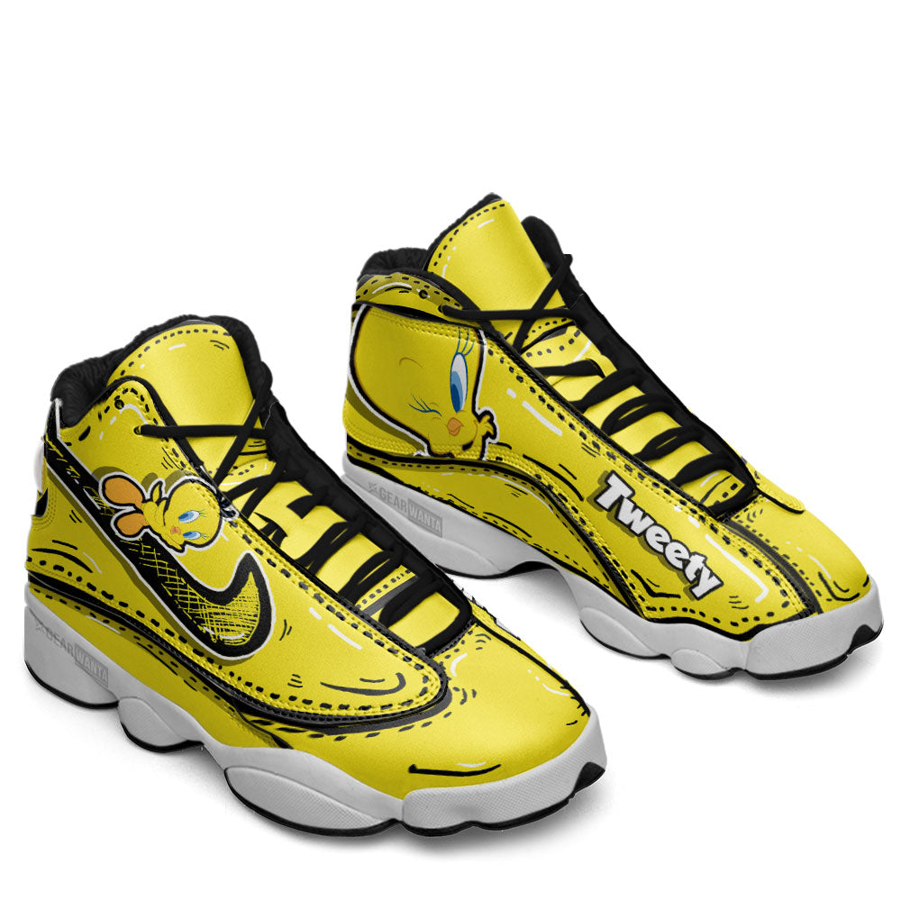 Tweety JD13 Sneakers Comic Style Custom Shoes