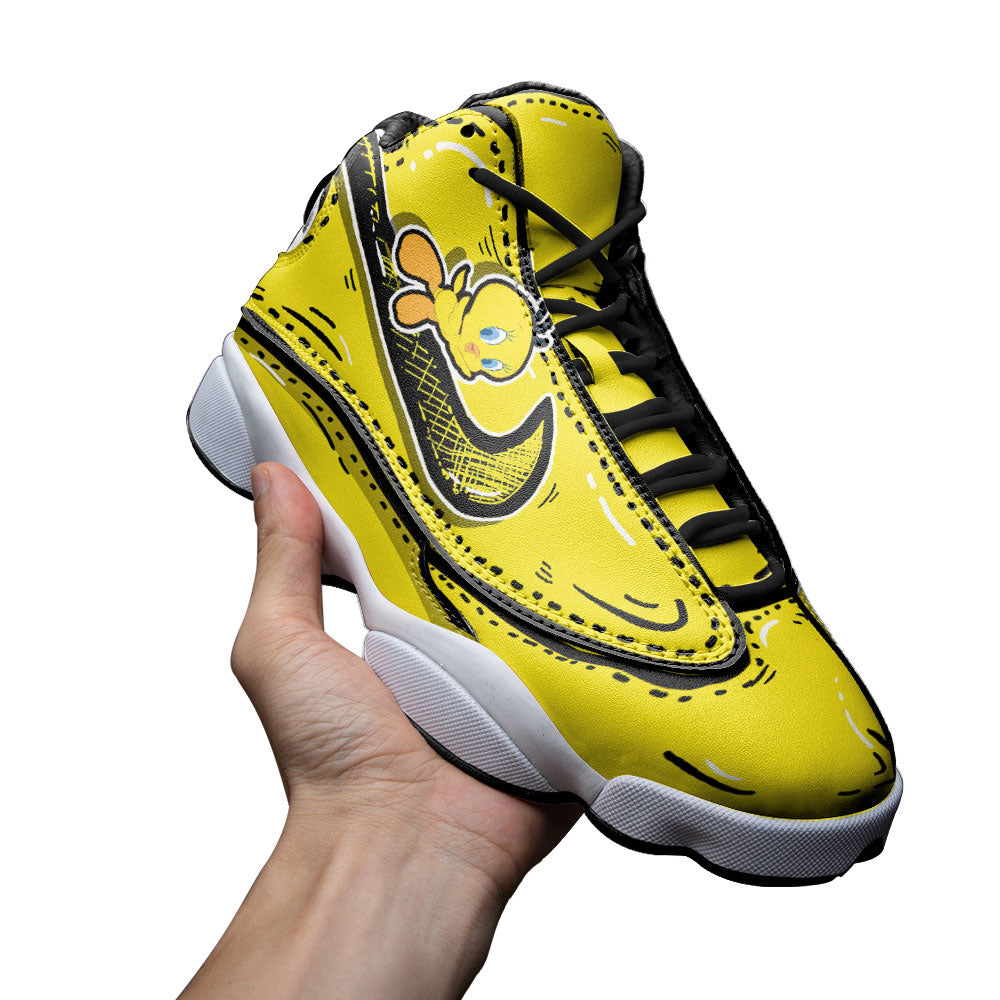 Tweety JD13 Sneakers Comic Style Custom Shoes