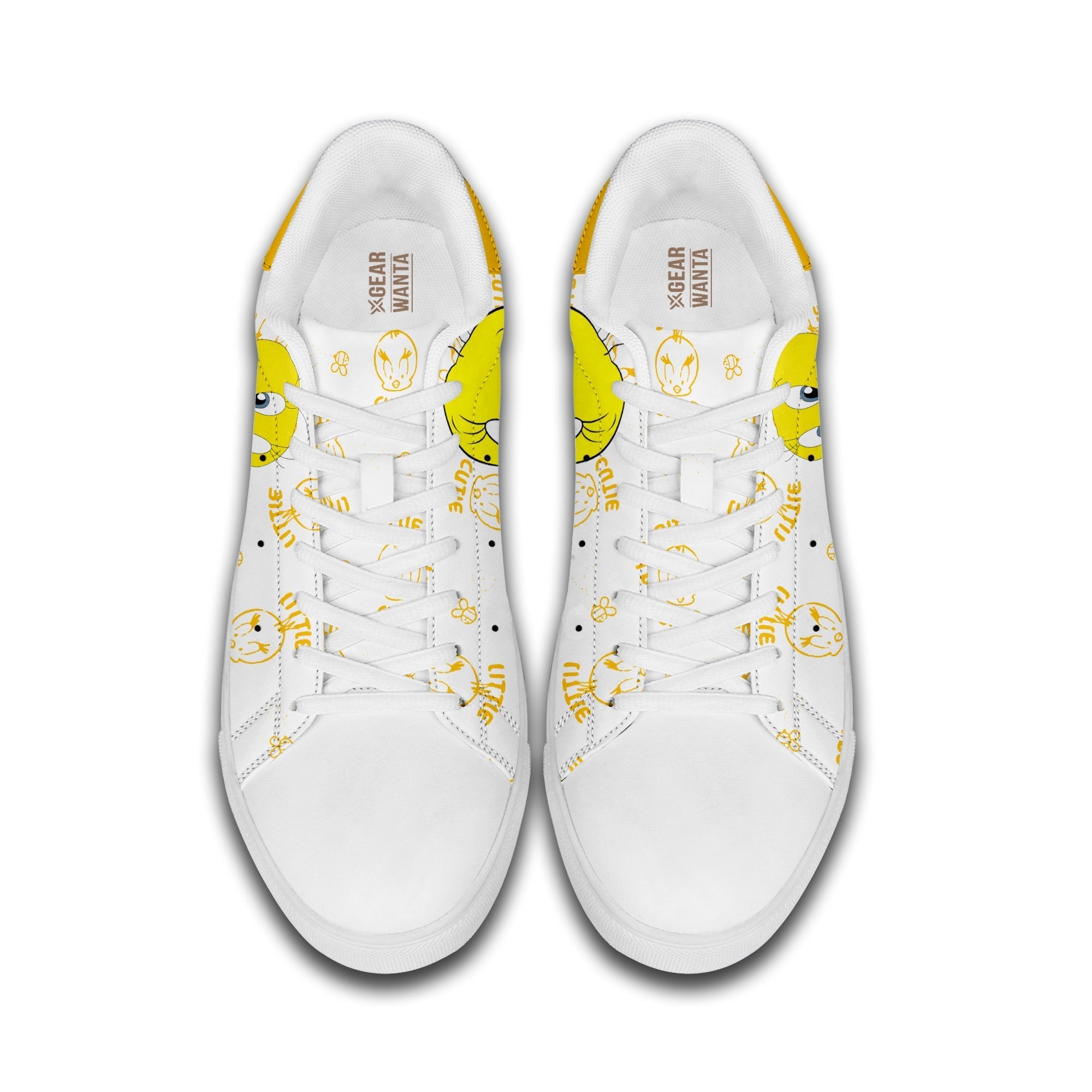 Tweety Skate Shoes Custom Looney Tunes Cartoon Sneakers