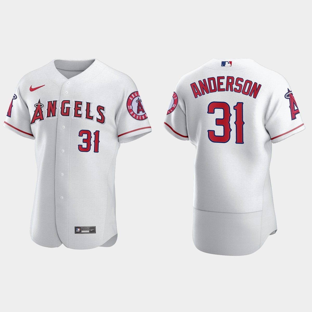 Tyler Anderson Los Angeles Angels Home Jersey - White