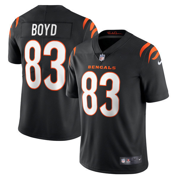 Tyler Boyd Youth's Cincinnati Bengals Player Vapor Limited Black Jersey - All Stitched 