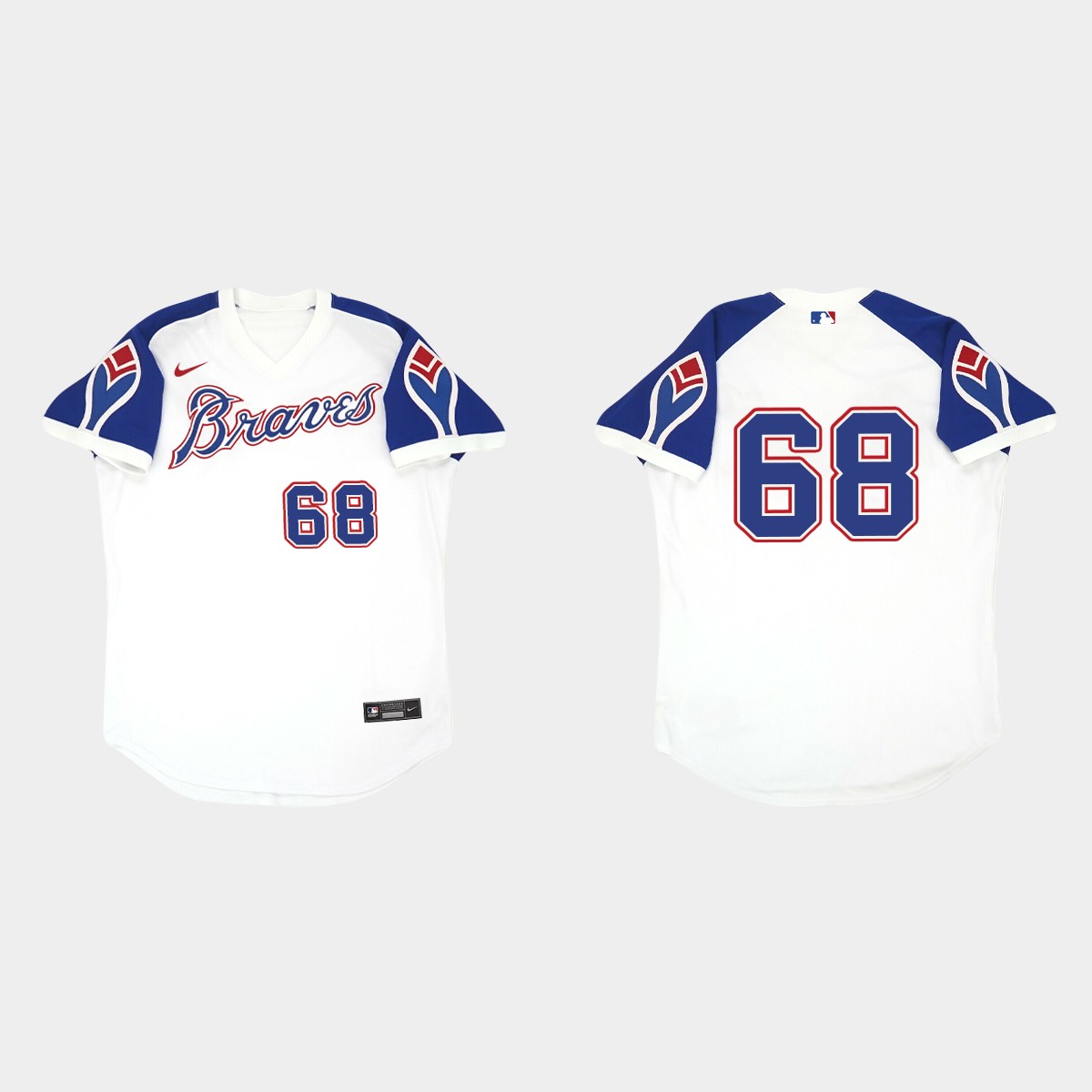 Tyler Matzek Atlanta Braves 1974 Cooperstown Collection Throwback Home Jersey - White