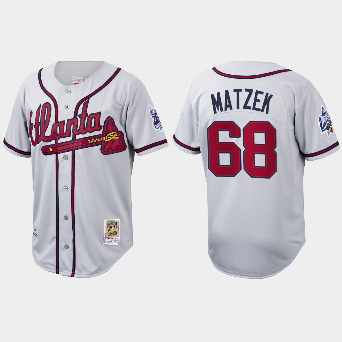 Tyler Matzek Atlanta Braves Cooperstown Collection Jersey - White