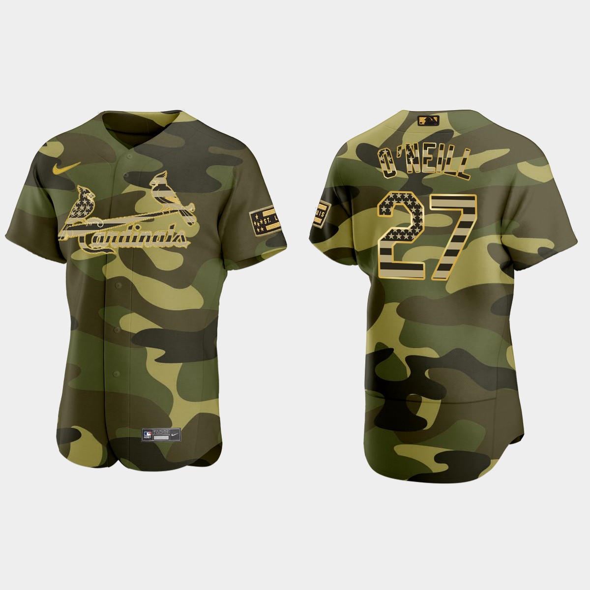 Tyler O'Neill St. Louis Cardinals 2022 Armed Forces Day Jersey - Camo