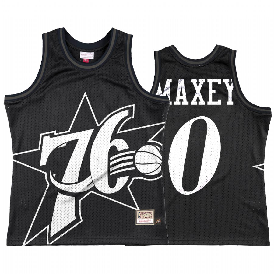 Tyrese Maxey #0 Philadelphia 76ers Big Face 3.0 Jersey Black