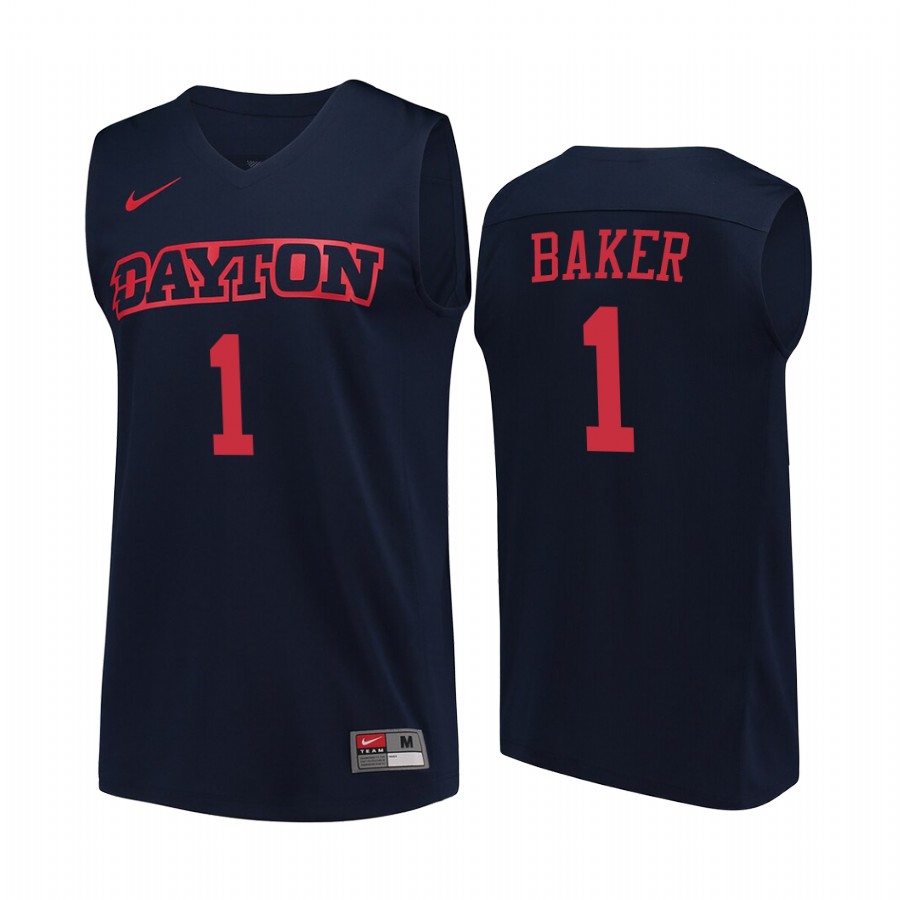 Tyrone Baker Dayton Flyers Black Jersey 2022-23 College