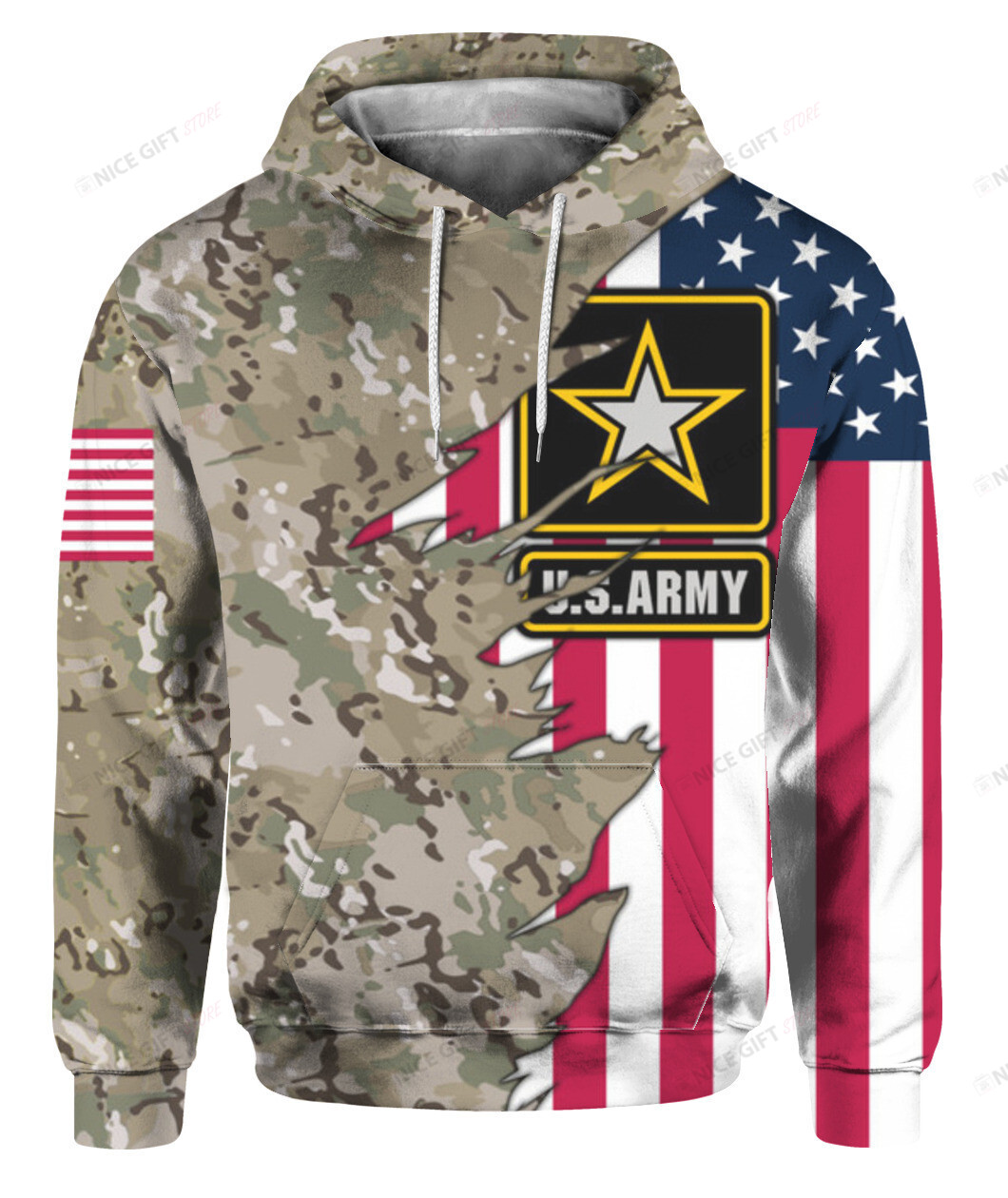 U.S.ARMY 3D Hoodie Gift For Fans