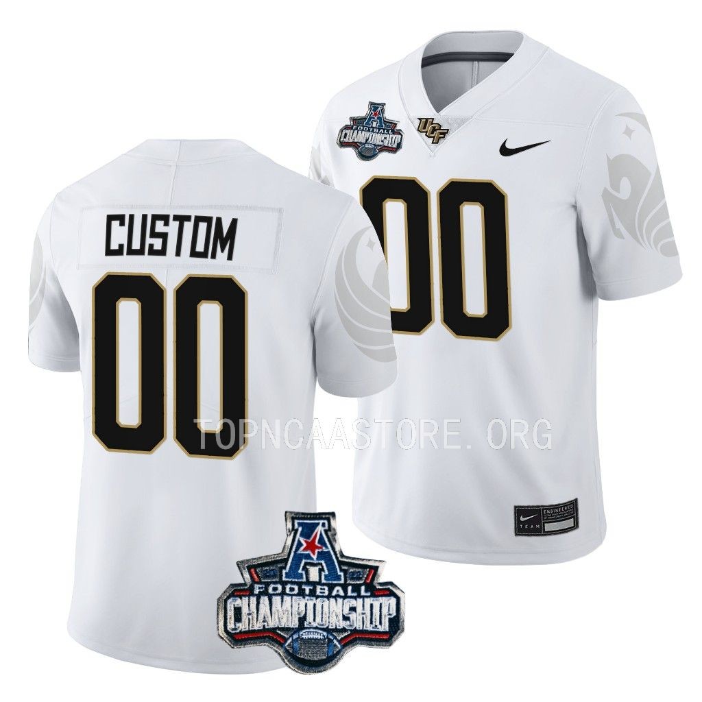 UCF Knights 2022 American Championship Custom #00 White Men's Jersey