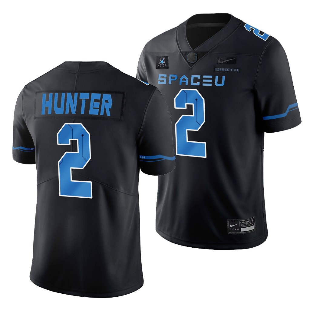 UCF Knights 2022 Space Game Lee Hunter #2 Black Men's SpaceU Legend Jersey