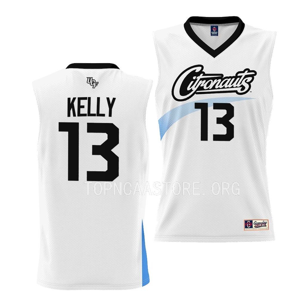 UCF Knights 2023 Space Game C.J. Kelly #13 White Jersey