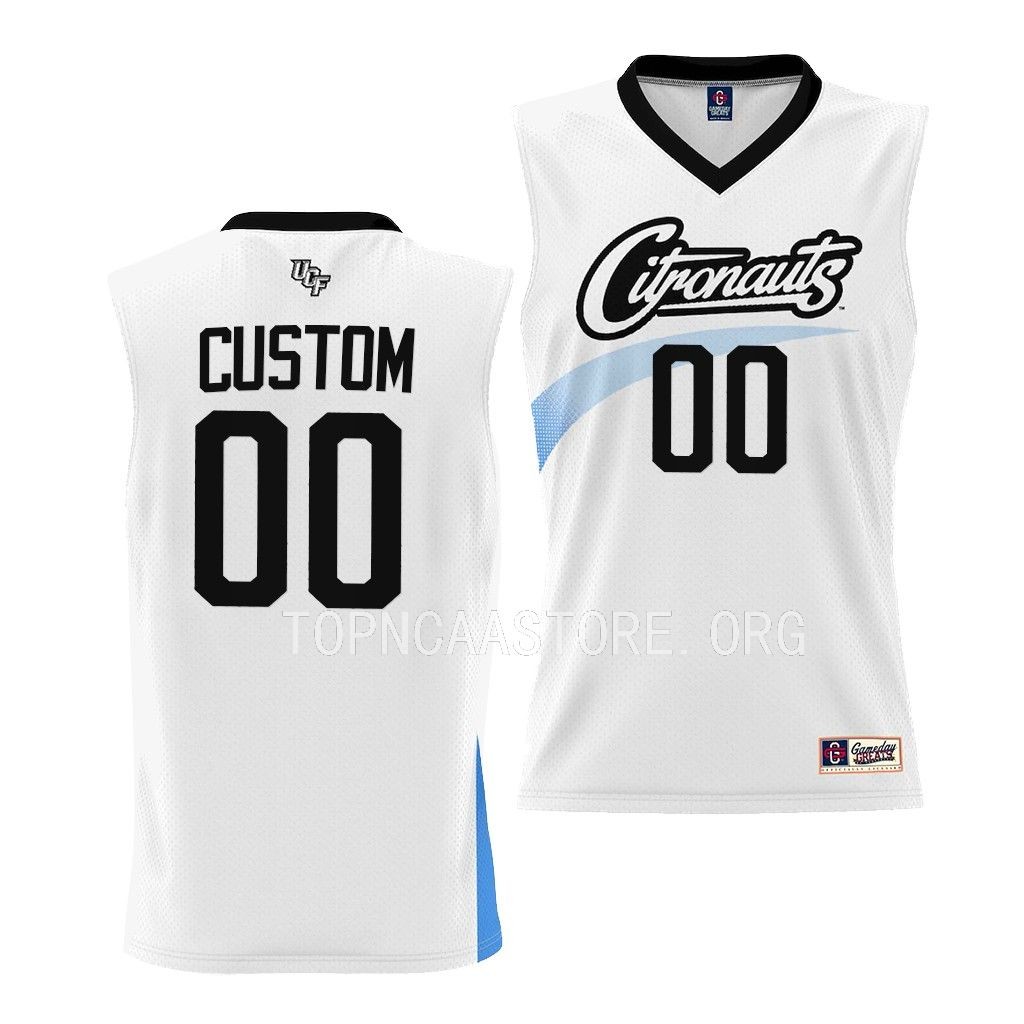 UCF Knights 2023 Space Game Custom #00 White Jersey