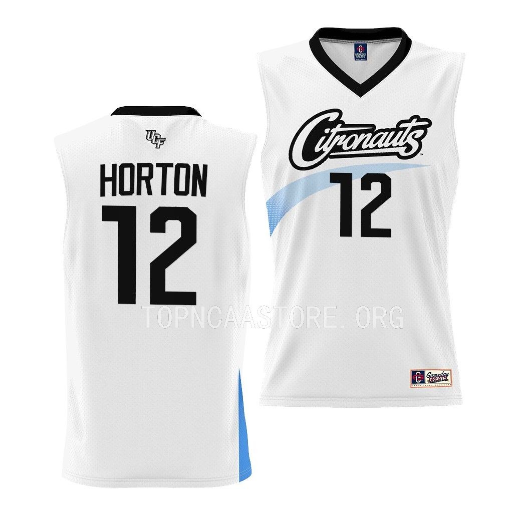 UCF Knights 2023 Space Game Ithiel Horton #12 White Jersey