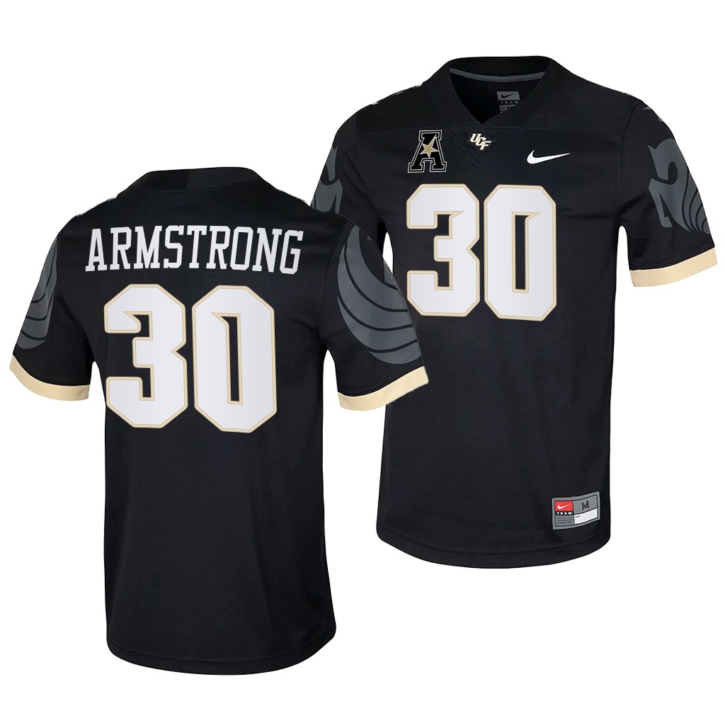UCF Knights Bryson Armstrong 30 Black 2021-22 College Jersey Men