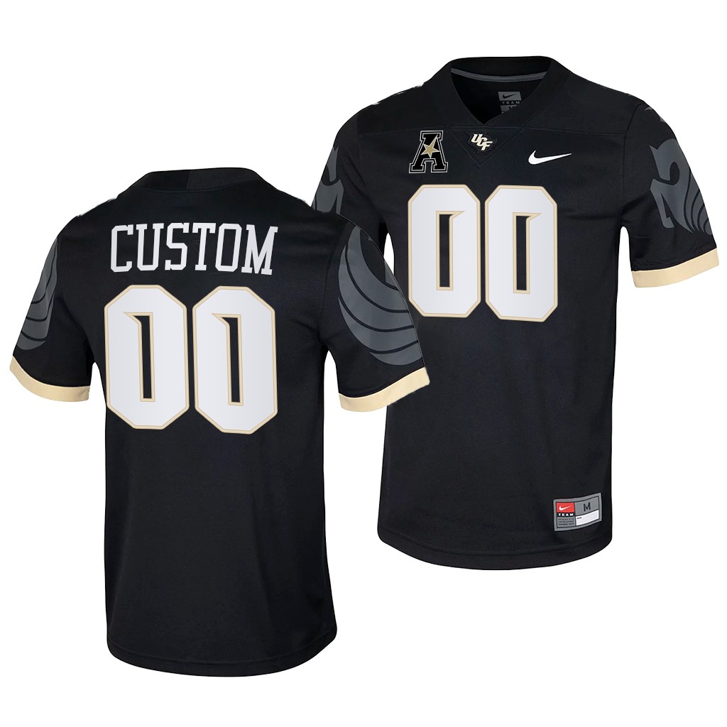 UCF Knights Custom 00 Black 2021-22 College Jersey Men