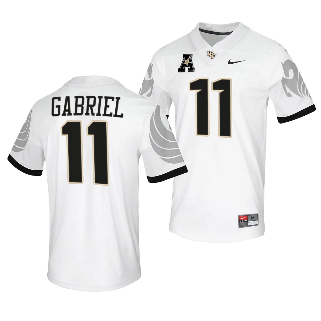UCF Knights Dillon Gabriel #11 White College Jersey