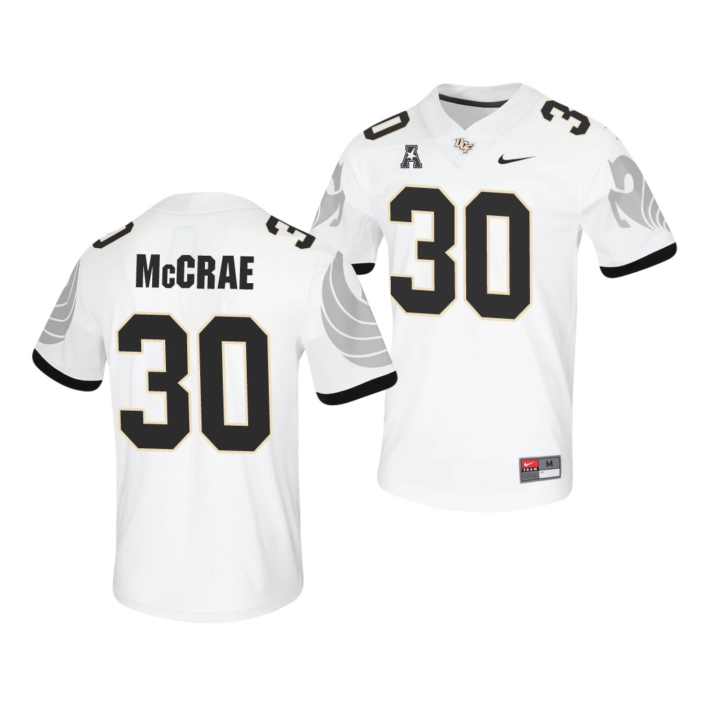 UCF Knights Greg McCrae White College Men's Untouchable Game Jersey