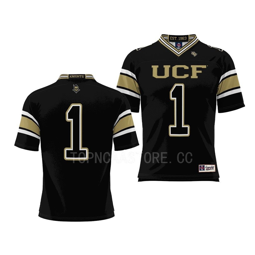 UCF Knights Jersey Endzone Black #1 ProSphere Men's Shirt