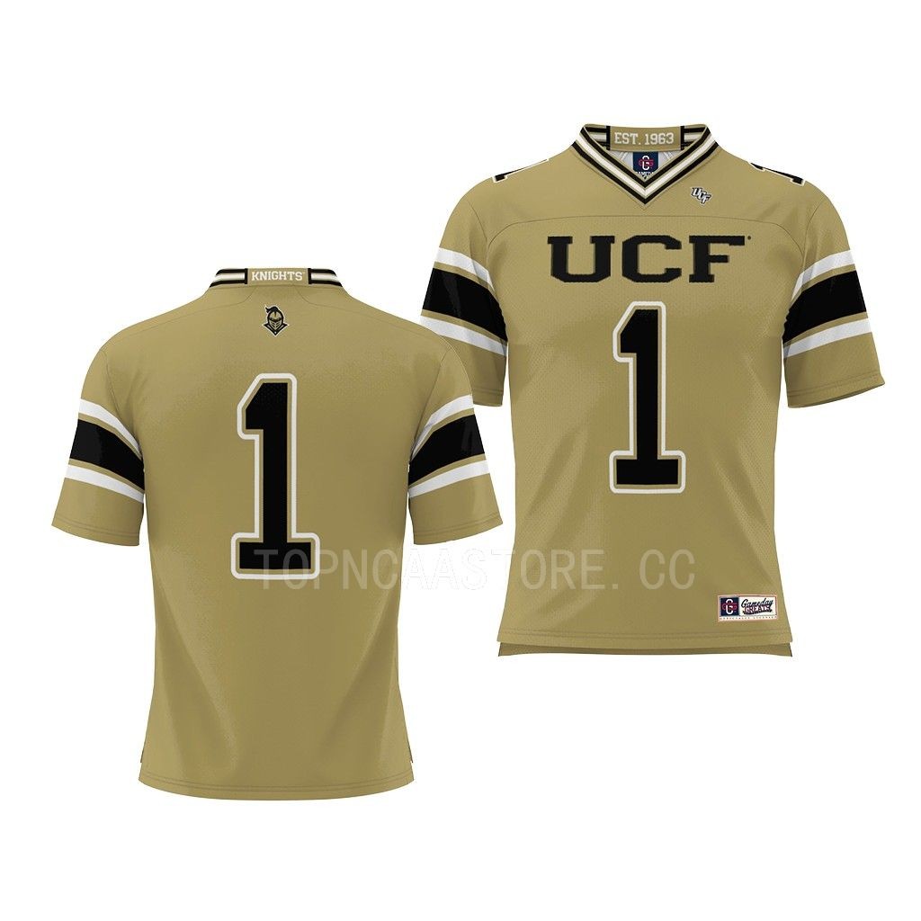 UCF Knights Jersey Endzone Gold #1 ProSphere Men's Shirt